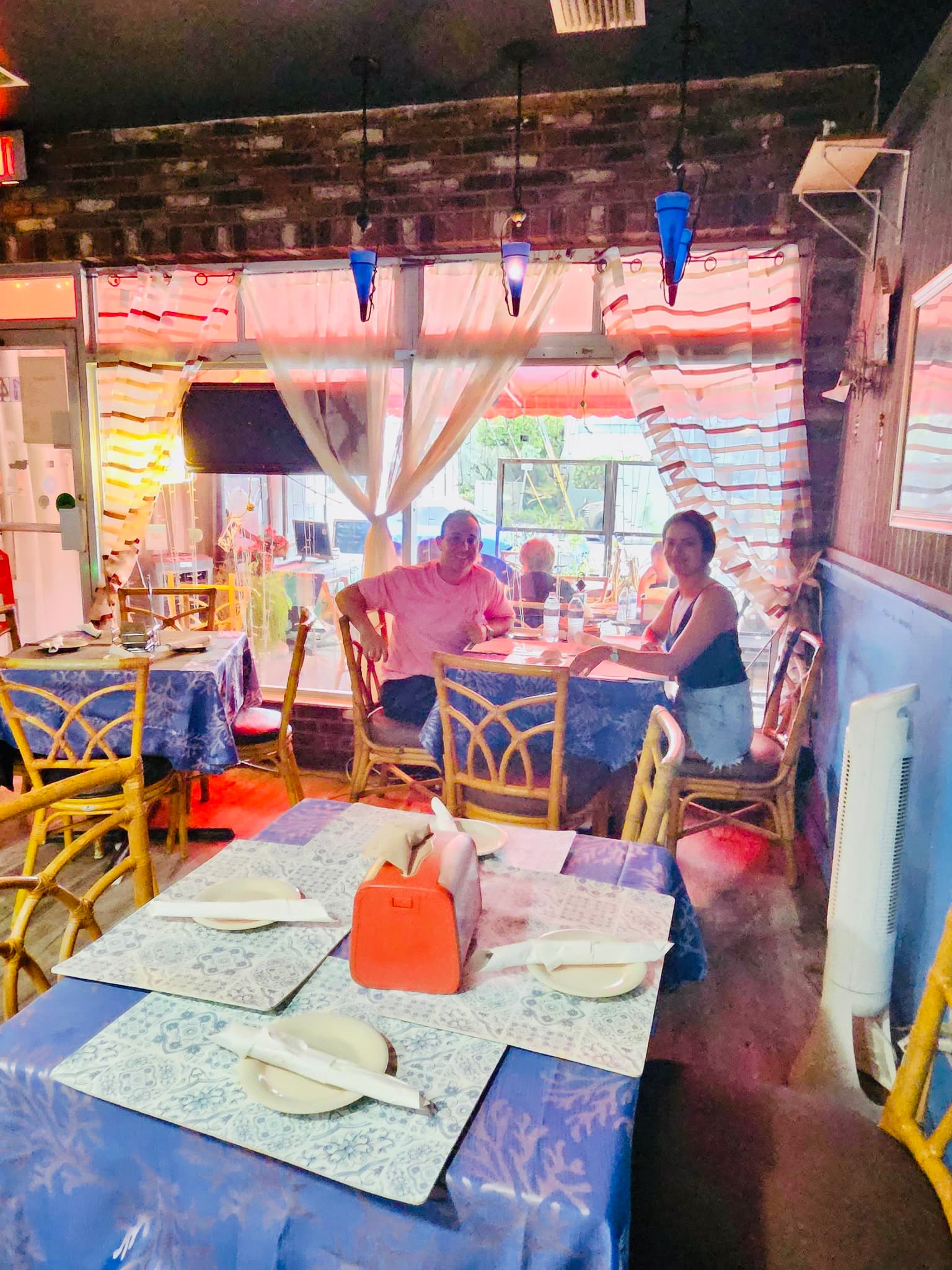 Bamboo Fire Cafe dining room in Delray Beach
