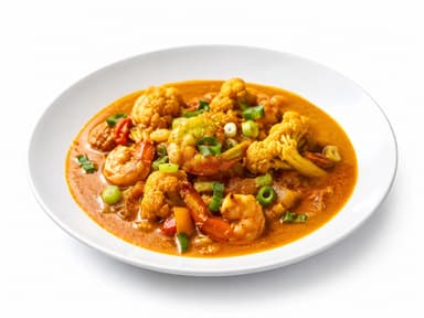 Shrimp at Bamboo Fire Cafe, Delray Beach